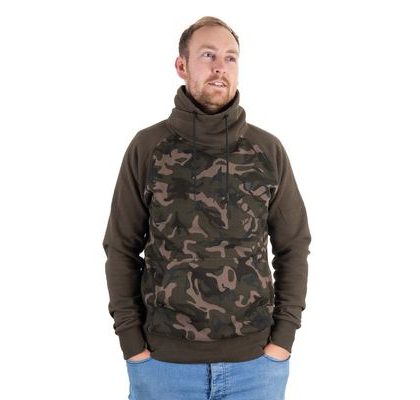 Fox Mikina Khaki/Camo High Neck