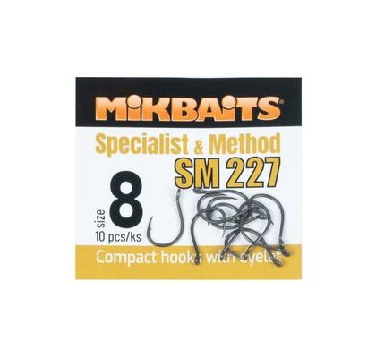 Mikbaits Method Feeder návazce s nekonečnou zarážkou 10ks