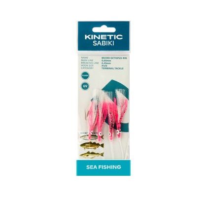 Kinetic Náväzec Sabiki Micro Octopus Pink UV