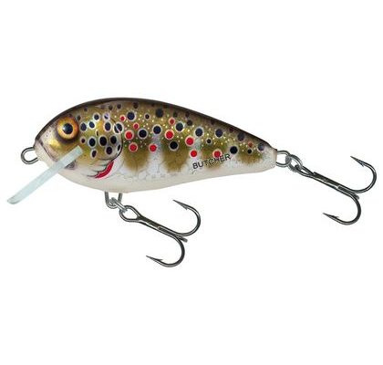 Salmo Wobler Butcher Floating Holographic Brown Trout