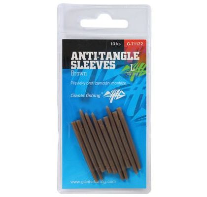 Giants Fishing Prevleky proti zamotaniu Anti-Tangle Sleeves Hnedé 10ks