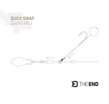 Delphin Obratlík s kroužkem a rychloklipem TheEND Q-Cast 10ks