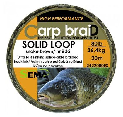 Sema Šnúra s oloveným jadrom Solid Loop 10m