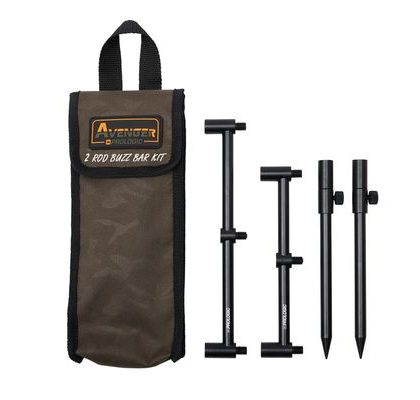Prologic Stojany s vidličkami Avenger Rod Buzz Bar Kits & Carrycase 2 Prúty 20-34cm