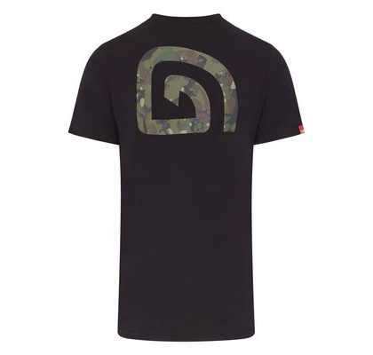 Fox Tričko Black / Camo Logo T-Shirt