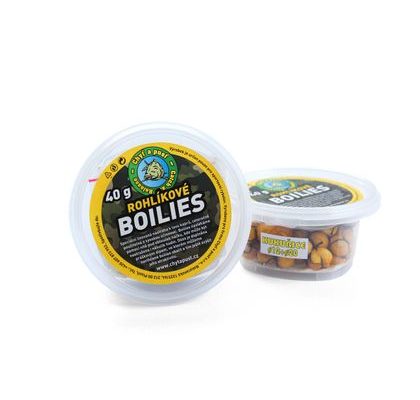 Chyť a pusť Rožkové boilies 12+20mm 150ml