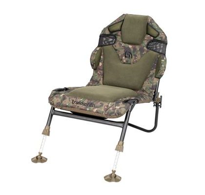 Trakker Křeslo komfortní s područkami Levelite Camo Longback Chair