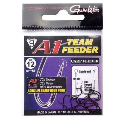 Gamakatsu Háčky A1 Team Feeder Fine Carp Hooks 15ks