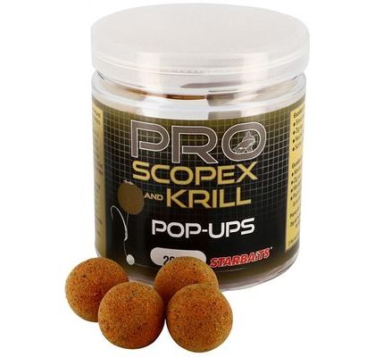 Starbaits Plávajúce boilies Pop Up Pro Scopex Krill 50g