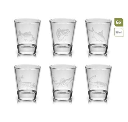 Delphin Set skleněných skleniček Shoty 6v1