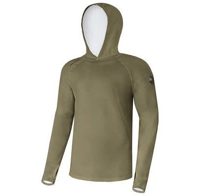 Giants fishing Funkčné tričko s dlhým rukávom UV50+ Hoodie Olive Green
