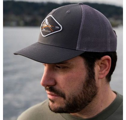 Grundéns Kšiltovka Fish Bones Trucker 312 Black/Charcoal O/S