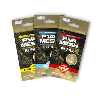 Nash Náhradní PVA punčocha Webcast Ultra Weave PVA Refill 3m