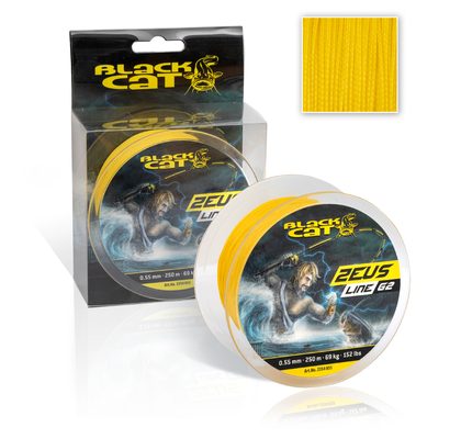 Black Cat Šnúra Zeus Line G2 žltá 400m
