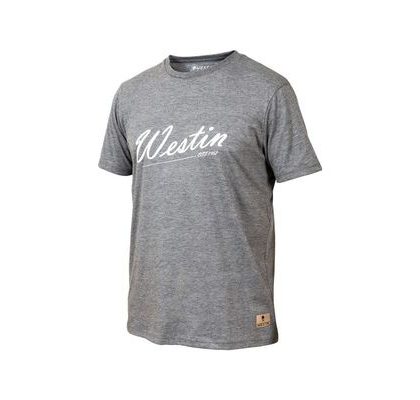 Westin Tričko Old School T-Shirt Sivý Melír