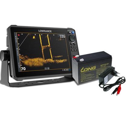 Lowrance Echolot HDS PRO 10 so sondou Active Imaging HD + batéria + nabíjačka ZADARMO