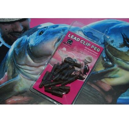 LK Baits Lead Clip Peg Camo Brown