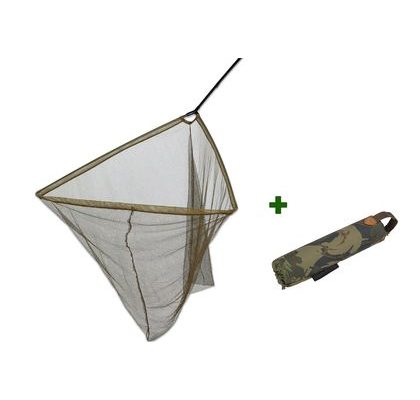 Giants Fishing Akčný set Podberák Carp Net Deluxe 42 + Plávač Camo Net Float Standard