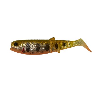 Savage Gear Gumová nástraha Cannibal Paddletail Olive Smolt UV