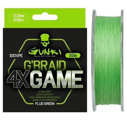 Gunki Šňůra G Braid 4X Game 150m