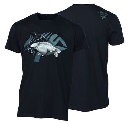 Giants fishing Tričko pánské modré Rybář s kaprem