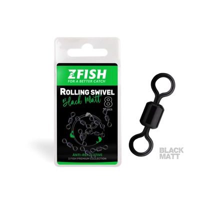 Zfish Obratlík Rolling Swivel Black Matt veľ.8/28kg