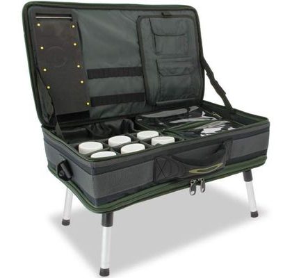 NGT Stolík s Kufrom Carp Bivvy Table System