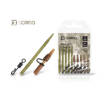 Delphin Set Převlek, rychlobratlík a závěska sCAMO HeavyC + QuickS + Tube 5 setů