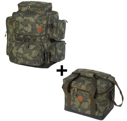 Giants fishing Akčný set Batoh Luxury X-Large Rucksack + Chladiaca taška Thermo Cooler Bag