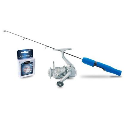 Jaxon Sada na dierky Prút ICE 70 Medium Light + navijak NS 050 + vlasec