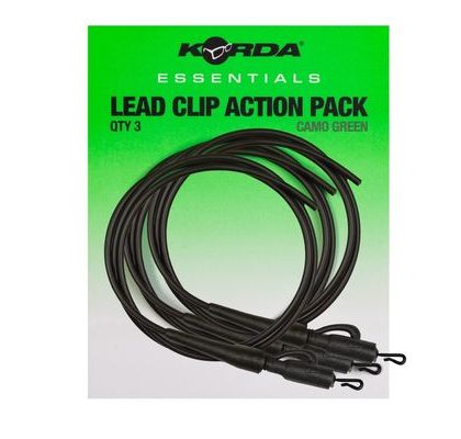 Korda Montáž Essentials Lead Clip Action Pack 3ks