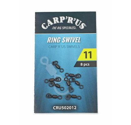 Carp´R´Us Obratlík s kroužkem Swivel Ring vel.11 8ks