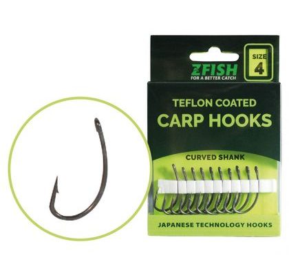 Zfish Teflónové Háčiky Curved Shank