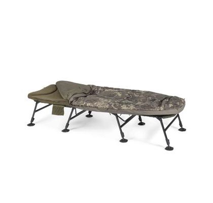 Nash Ležadlo so spacákom Indulgence HD40 8 Leg Sleep System Camo