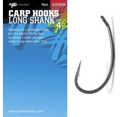 Giants Fishing Háčik s očkom Long Shank 10ks
