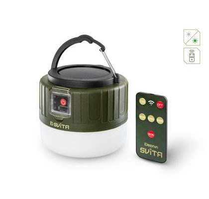 Delphin Kempingová lampa s ovládačom Svita