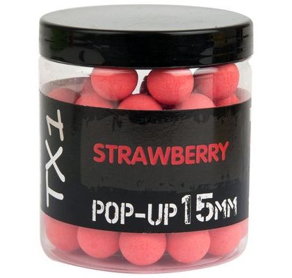 Shimano Boilies TX1 Pop Up Strawberry Fluoro Red