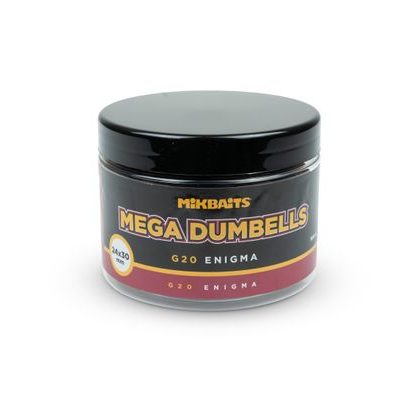 Mikbaits Boilies Gangster Mega Dumbells G20 Enigma 24x30mm 500ml