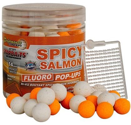 Starbaits Plávajúce boilies Pop Up Bright Spicy Salmon 50g