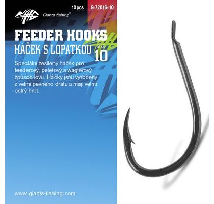 Giants Fishing Háčiky s lopatkou Feeder 10ks