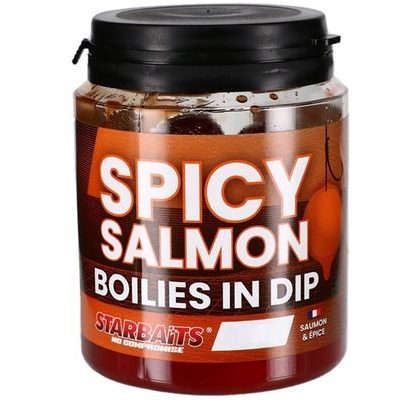 Starbaits Boilies v dipu Spicy Salmon 150g