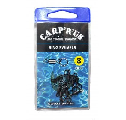 Carp ´R´ Us Obratlíky s krúžkom Ring Swivel veľ.8 8ks