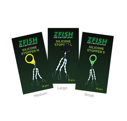 Zfish Zarážky Silikón Stopper 15ks