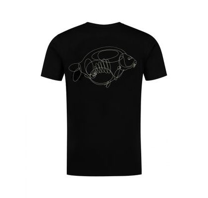 Korda Tričko One Liner Tee Black