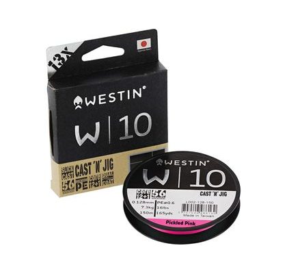 Westin Šnúra W10 Cast 'N' Jig 13 Braid Pink 110m