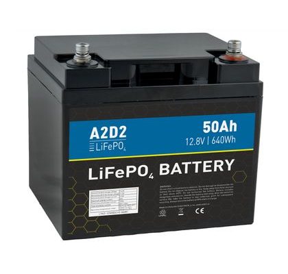 A2D2 Baterie LiFePO4 12,8V 50Ah M6