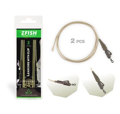 Zfish Montáž Leadcore Lead clip 2ks