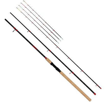 Giants Fishing Prút Black Method Feeder 3.3m 40-90g + Naviják Gaube FD 3000