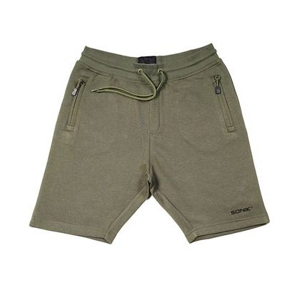 Sonik Kraťasy Green Fleece Shorts