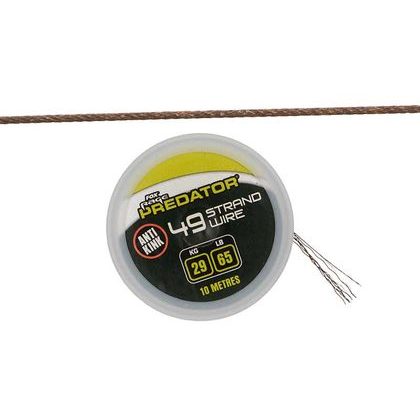 Fox Rage Predator Lanko 49-Strand Coated Steel Wire 10m